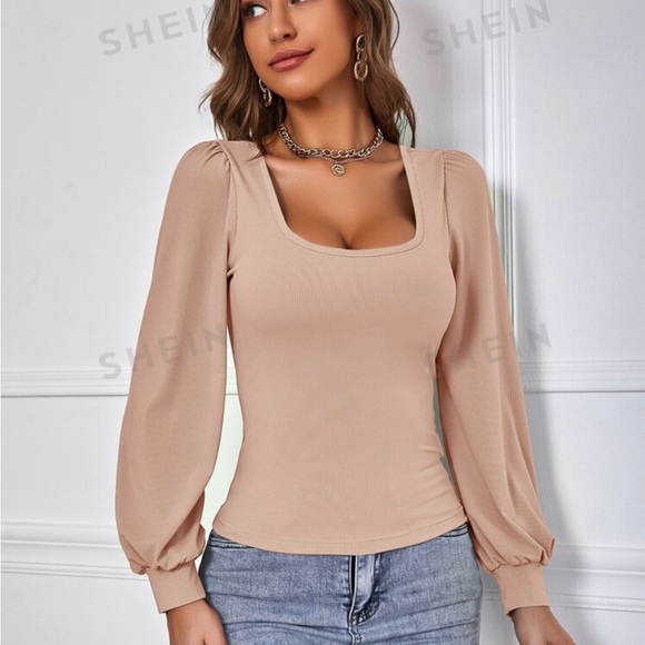 SHEIN Scoop Neck - Picture 3 of 9